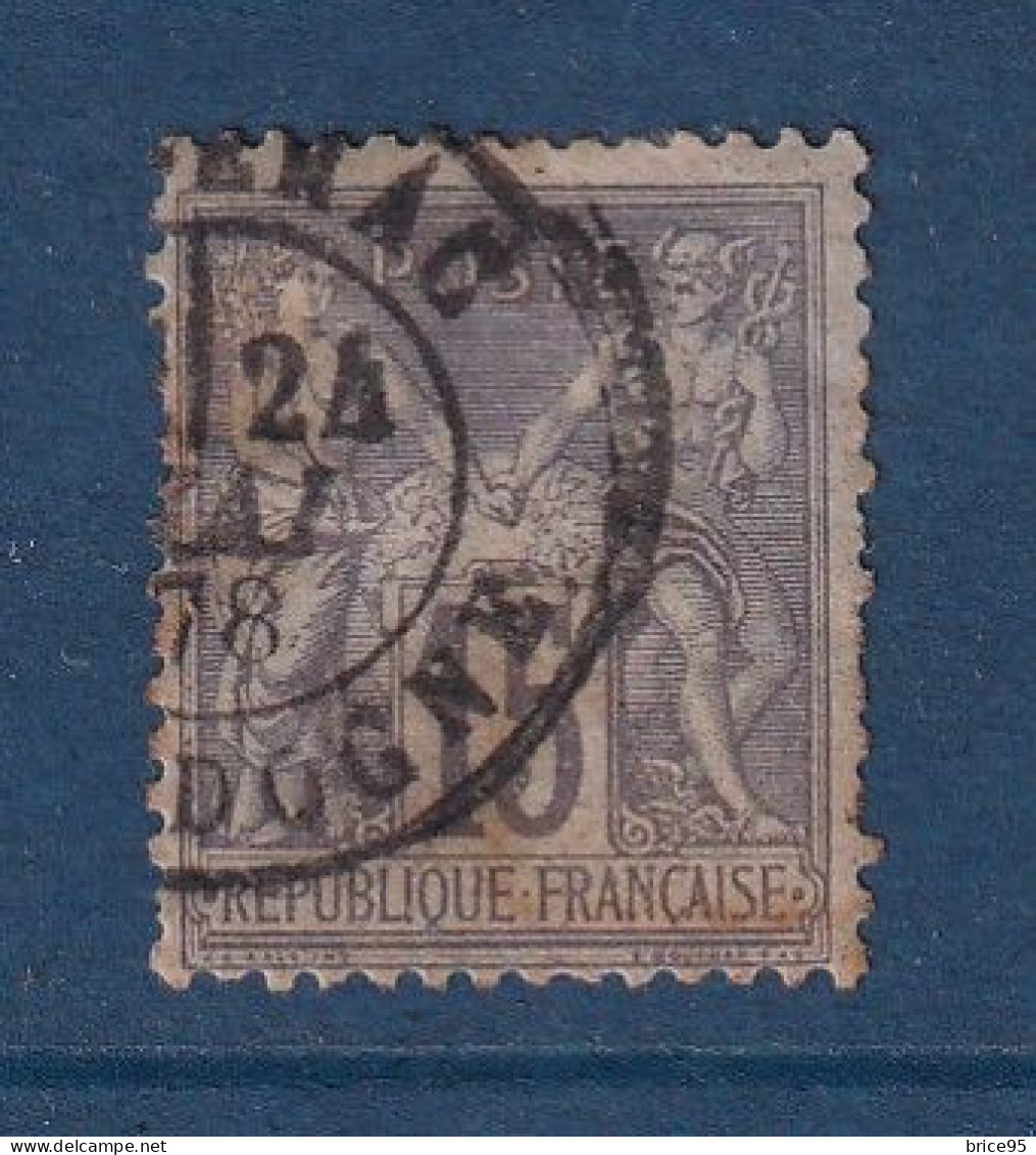 France - YT N° 77 - Oblitéré - 1876 - 1876-1878 Sage (Type I)