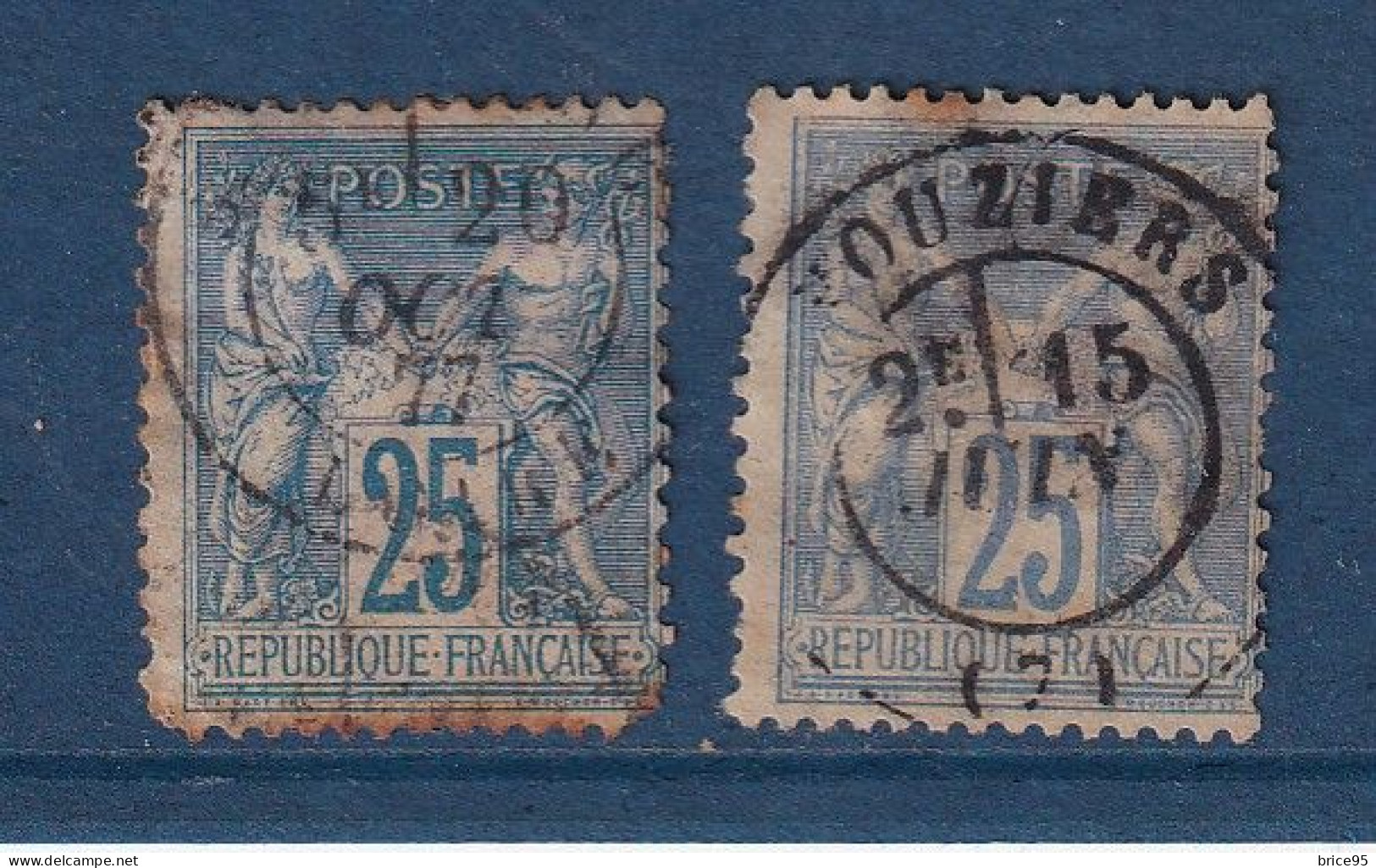 France - YT N° 78 - Oblitéré - 1876 - 1876-1878 Sage (Tipo I)