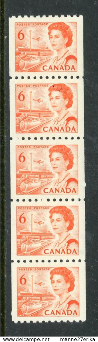 Canada MNH  1967-73 Coil Stamps - Unused Stamps
