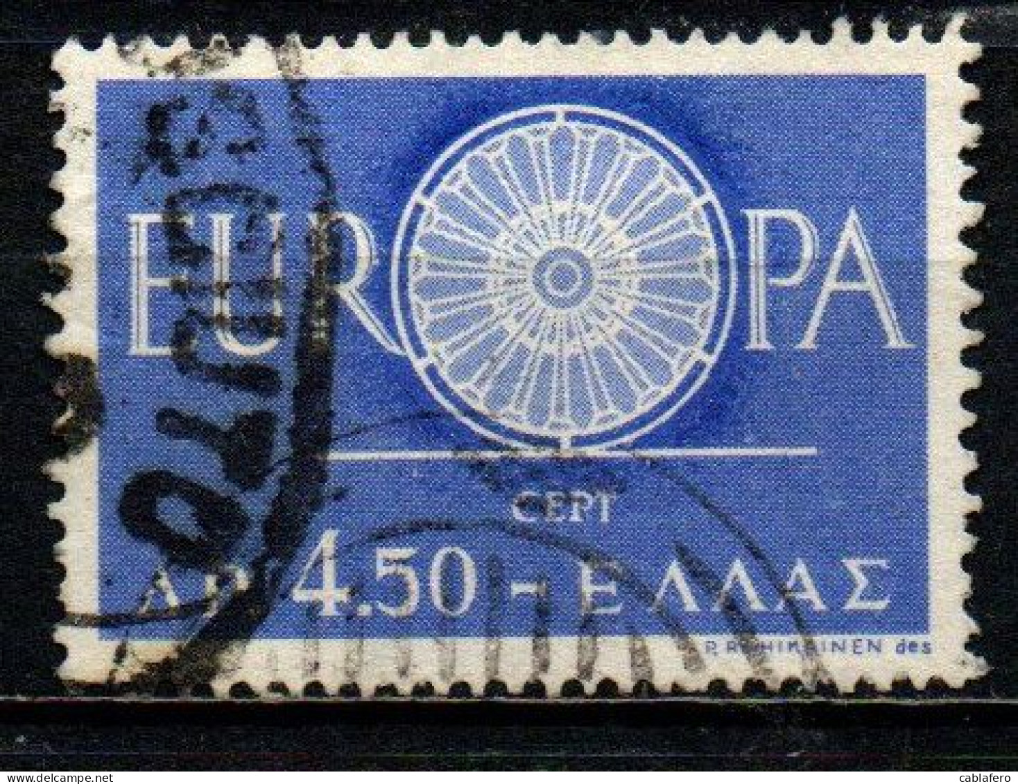 GRECIA - 1960 - EUROPA UNITA - USATO - Oblitérés