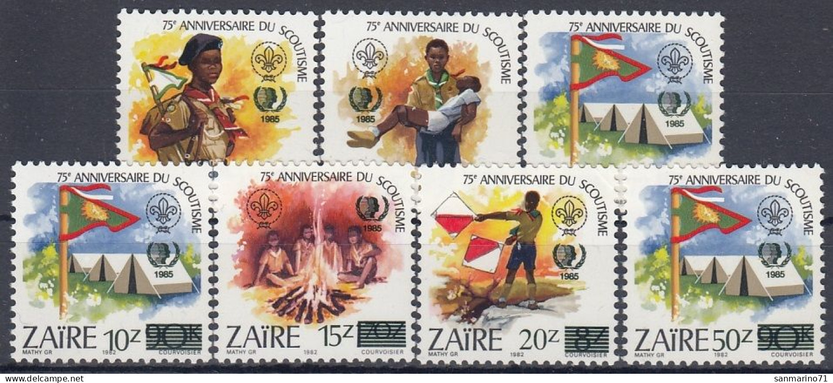 ZAIRE 915-921,unused (**) - Unused Stamps