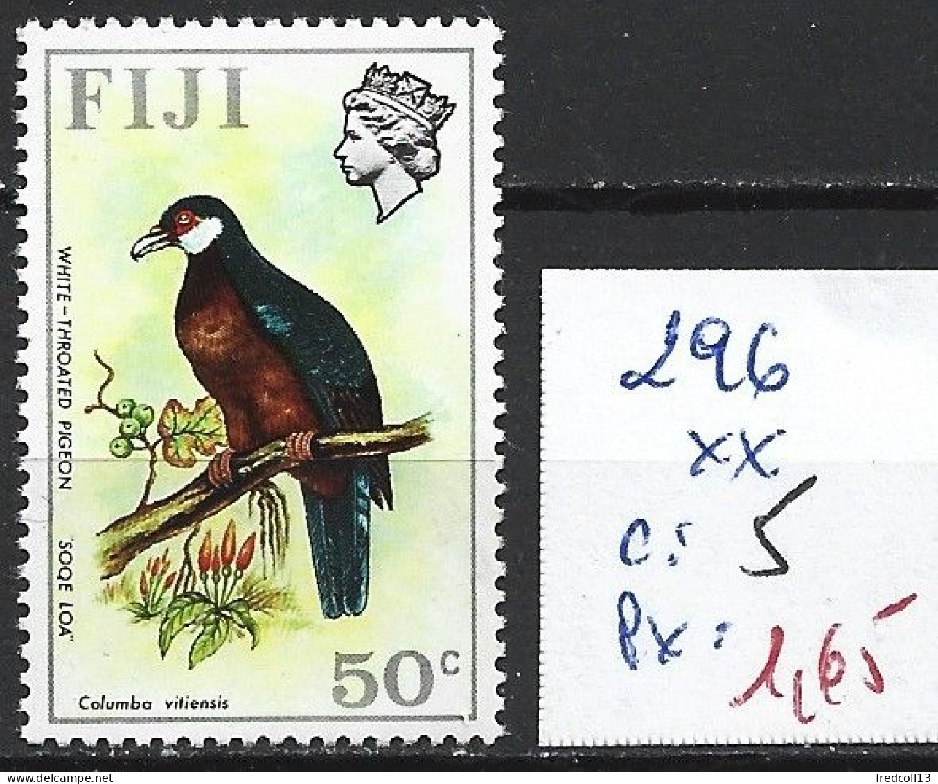 FIDJI 296 ** Côte 5 € - Fidji (1970-...)