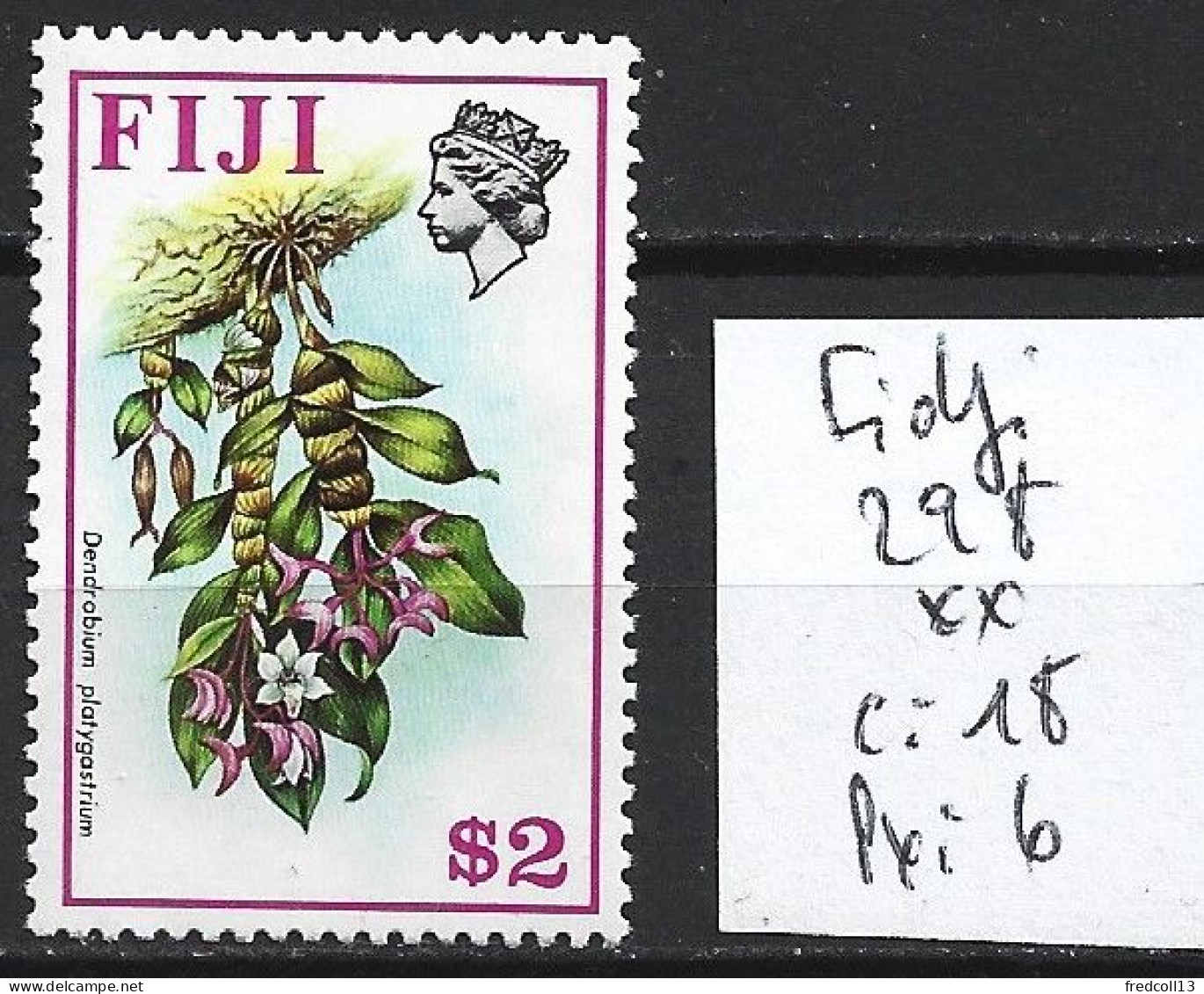 FIDJI 298 ** Côte 18 € - Fidji (1970-...)