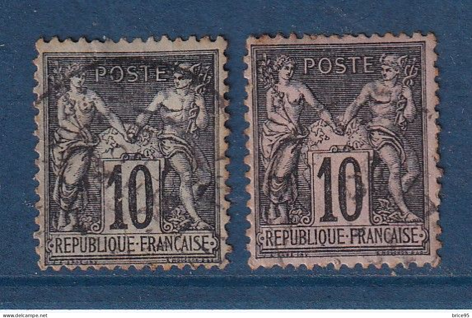 France - YT N° 103 - Oblitéré - 1898 - 1876-1878 Sage (Typ I)