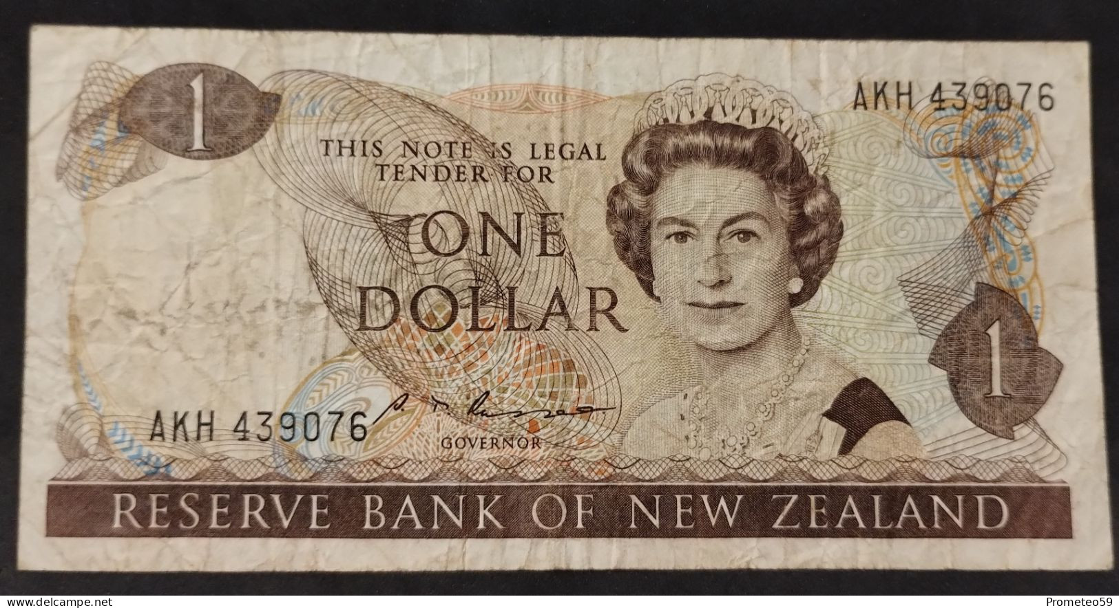 Nueva Zelanda – Billete Banknote De 1 Dollar – 1967/81 - Neuseeland