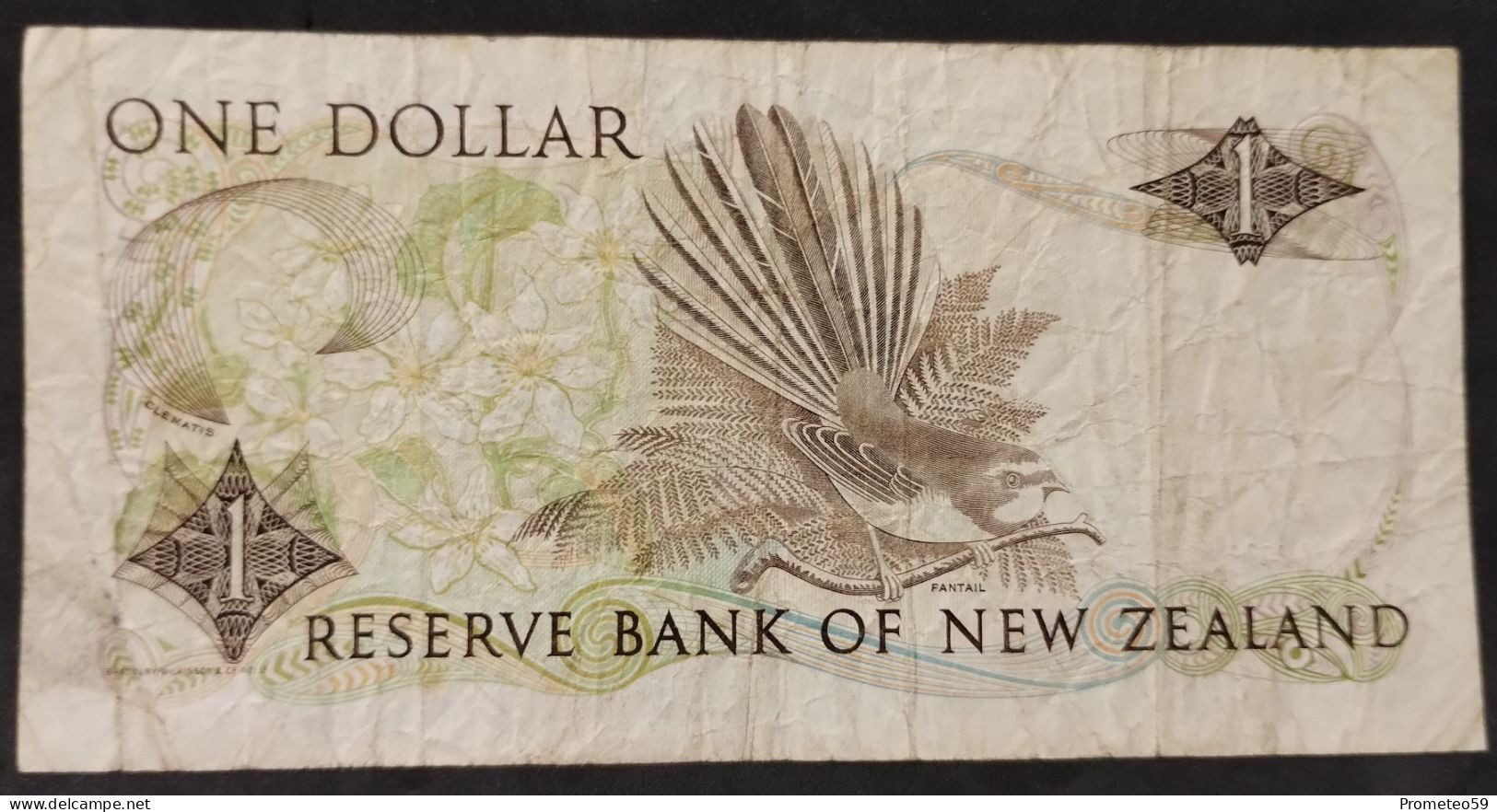 Nueva Zelanda – Billete Banknote De 1 Dollar – 1967/81 - New Zealand