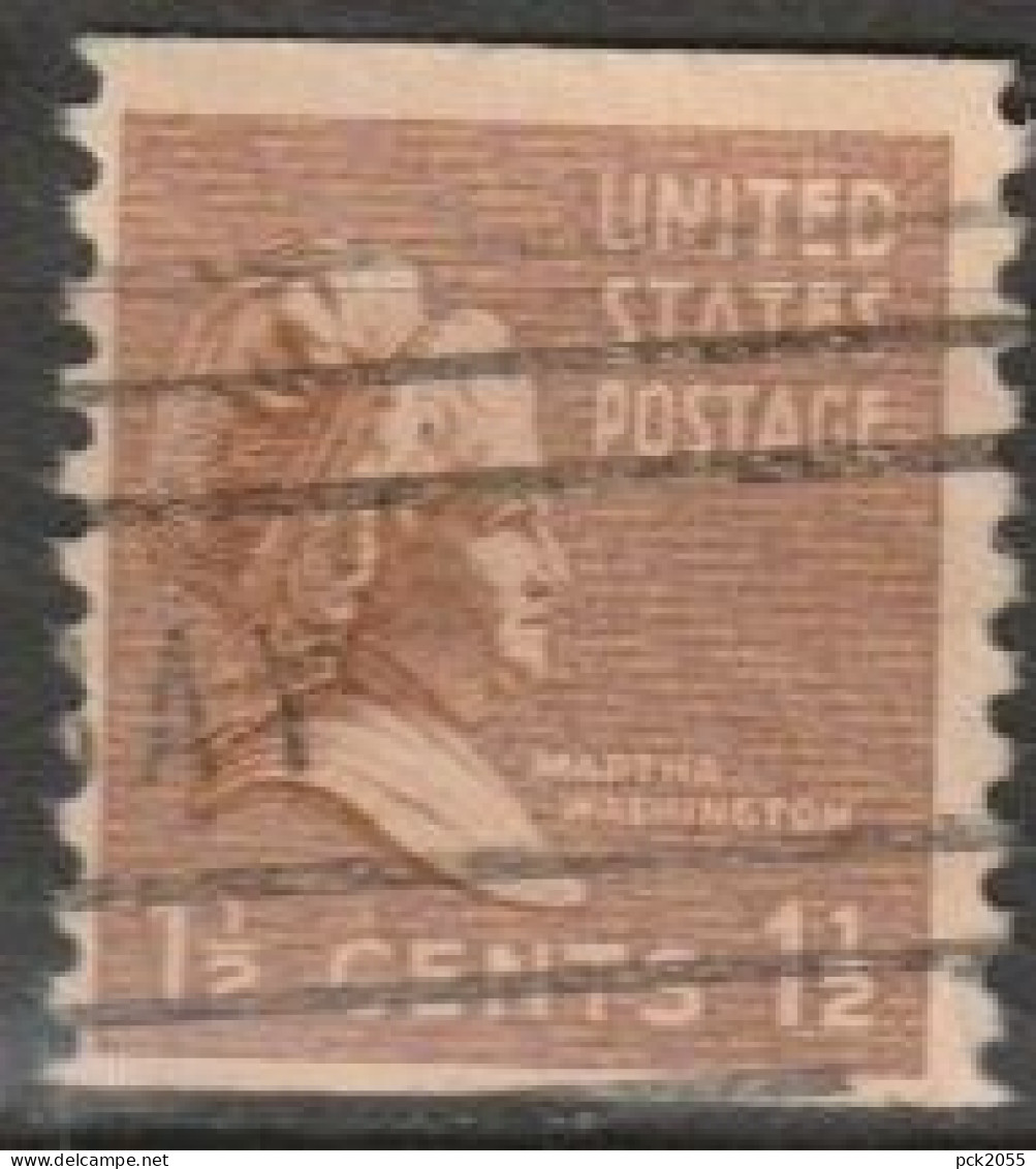 USA 1938  Mi-Nr.412 O Gestempelt Rollenmarke Martha Washington ( U 67) Günstige Versandkosten - Rollen