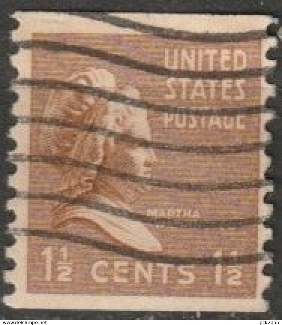 USA 1938  Mi-Nr.412 O Gestempelt Rollenmarke Martha Washington ( U 69) Günstige Versandkosten - Rollenmarken