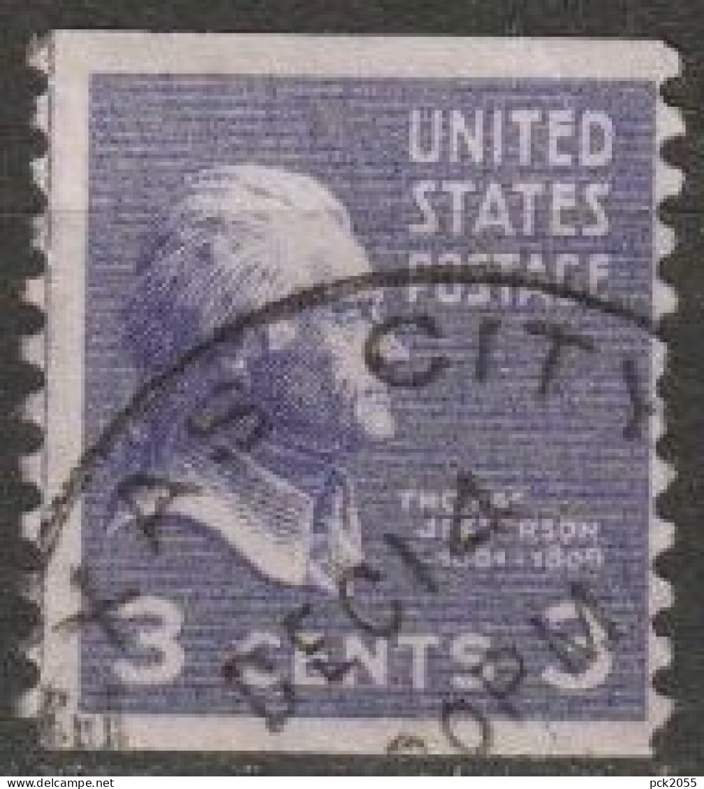 USA 1938  Mi-Nr.414 O Gestempelt Rollenmarke Thomas Jefferson ( U 71) Günstige Versandkosten - Roulettes