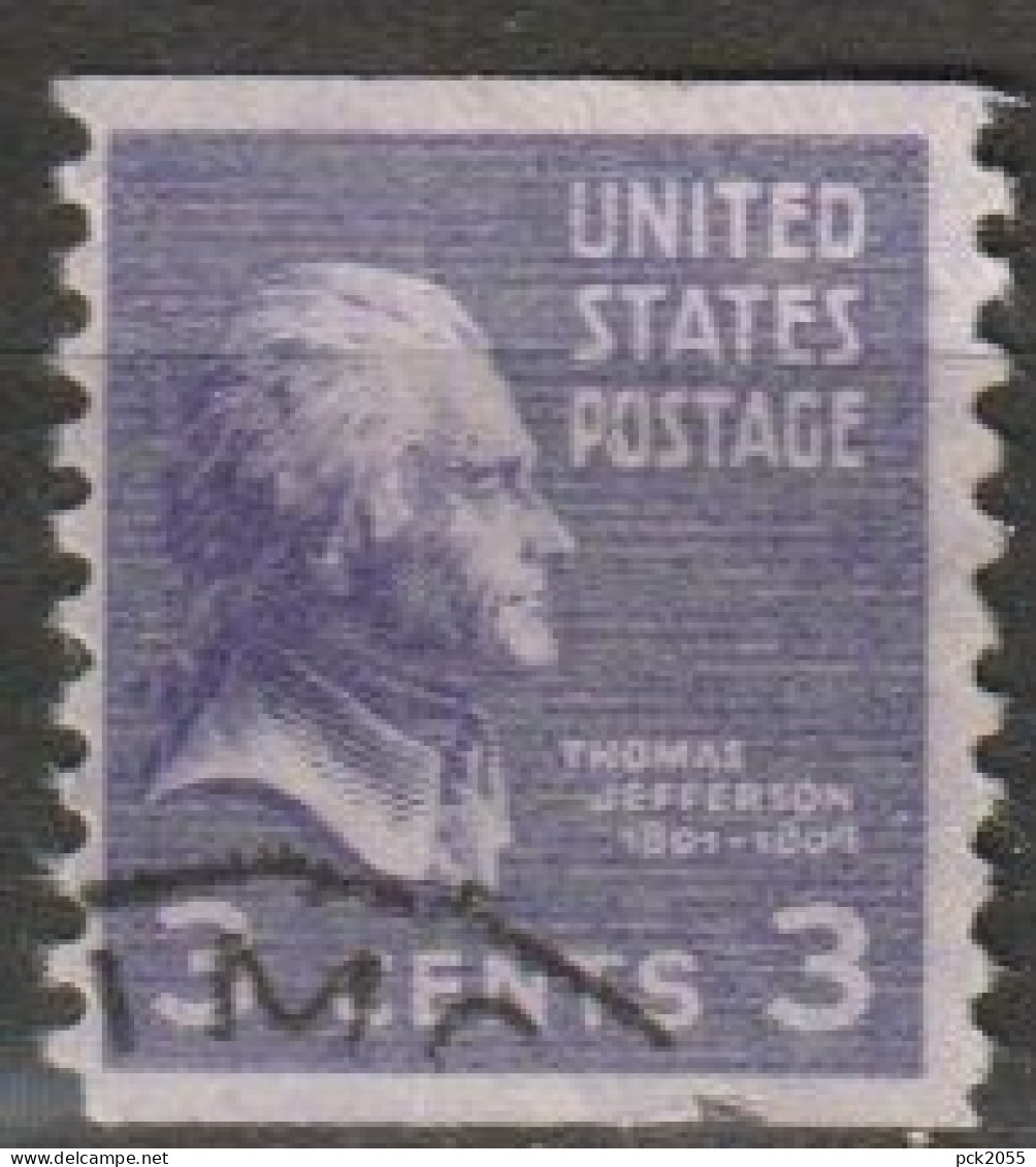 USA 1938  Mi-Nr.414 O Gestempelt Rollenmarke Thomas Jefferson ( U 72) Günstige Versandkosten - Rollenmarken