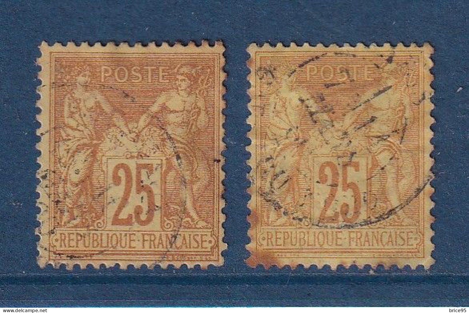 France - YT N° 92 - Oblitéré - 1879 - 1876-1898 Sage (Tipo II)