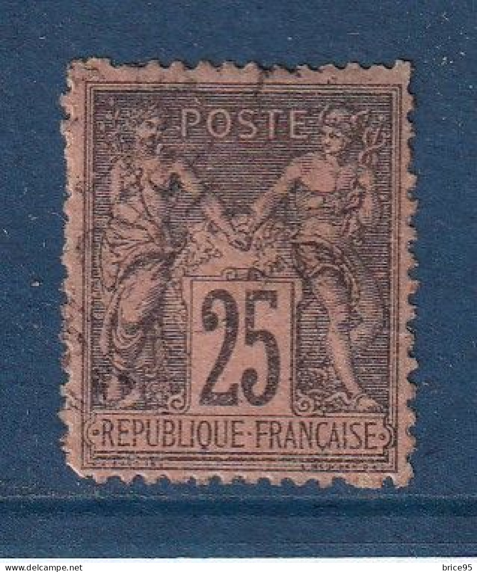 France - YT N° 91 - Oblitéré - 1878 - 1876-1898 Sage (Tipo II)