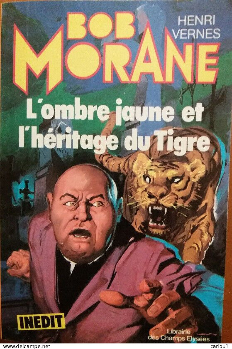 C1  Henri VERNES Bob Morane OMBRE JAUNE Et HERITAGE TIGRE EO Type 15 1979 Rare Port Compris France - Marabout SF