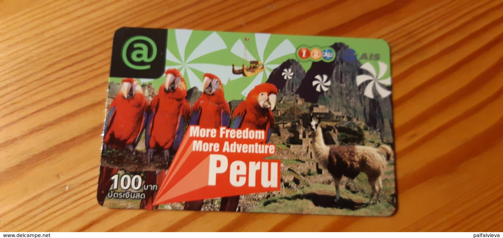Prepaid Phonecard Thailand - Peru, Bird - Thaïland