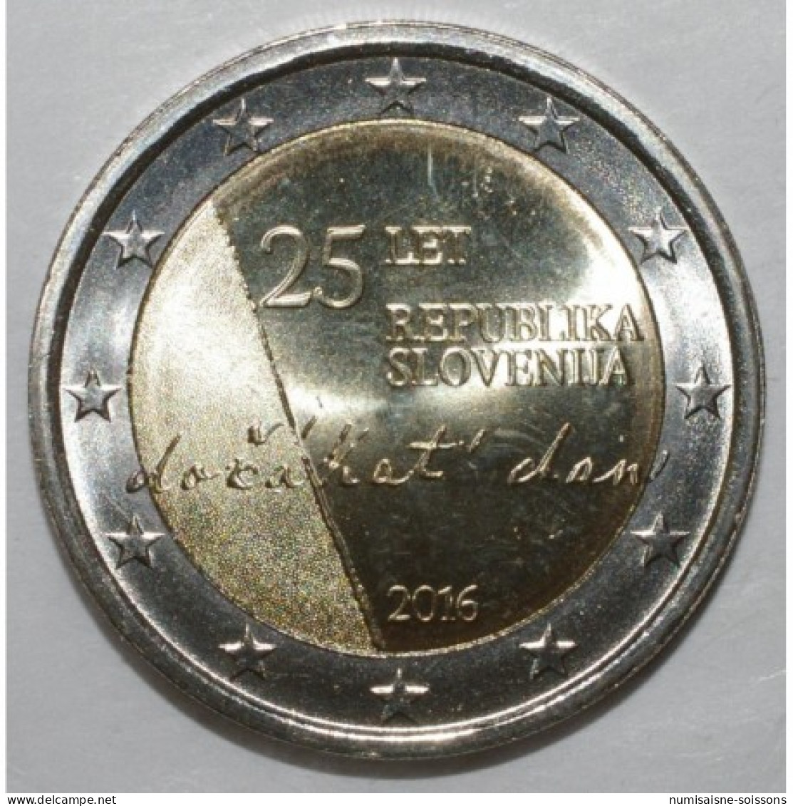 SLOVENIE - 2 EURO 2016 - INDEPENDANCE - SUPERBE A FLEUR DE COIN - Slovénie