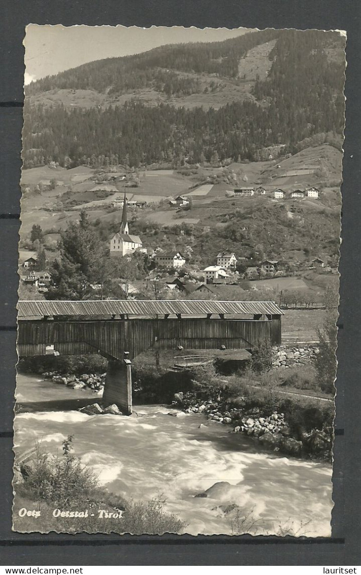 Austria Österreich OETZ Oetztal Tirol, Sent 1955 To Denmark - Oetz