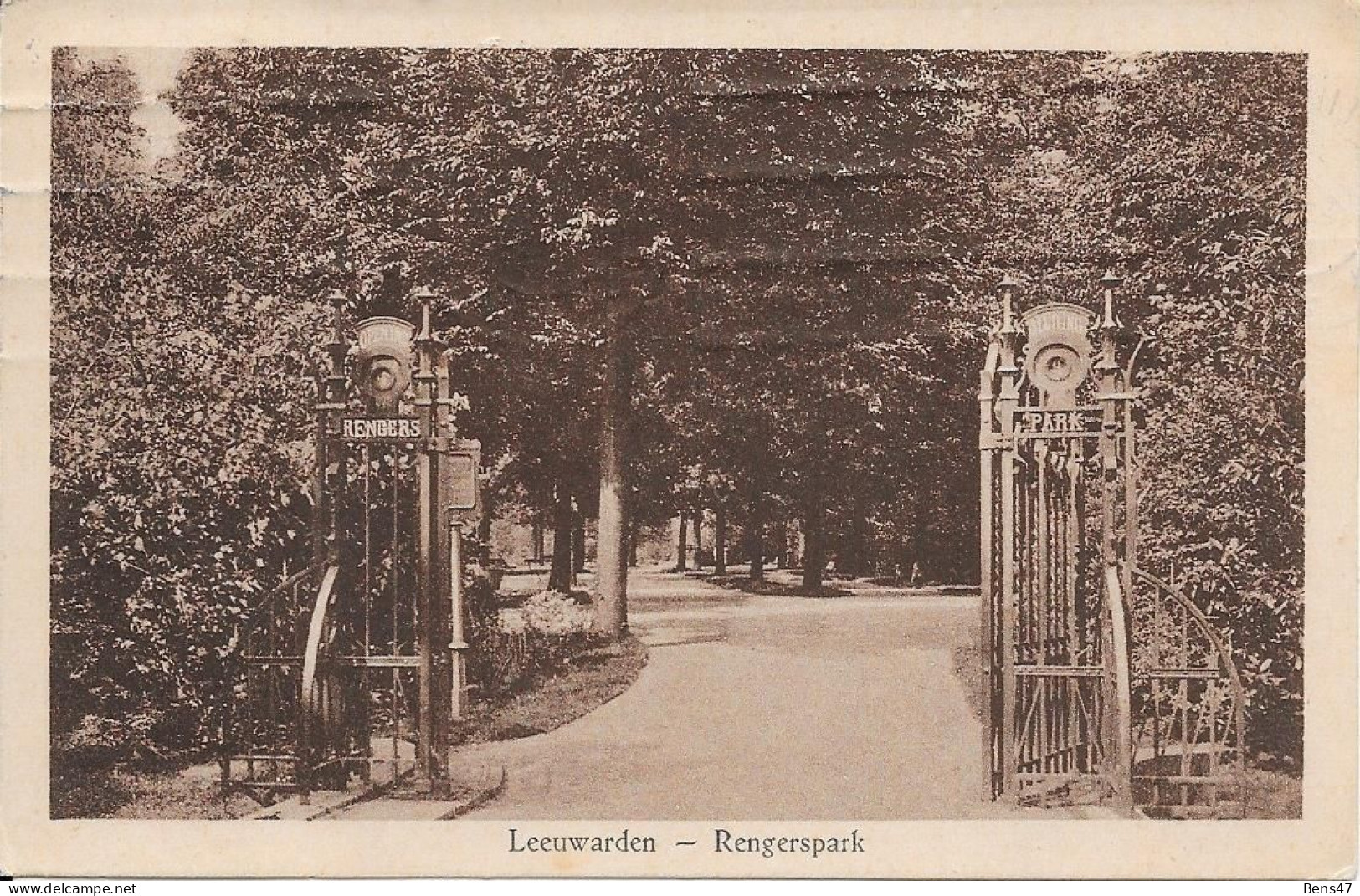 Leeuwarden Rengerspark Gelopen 13-9-1926 - Leeuwarden