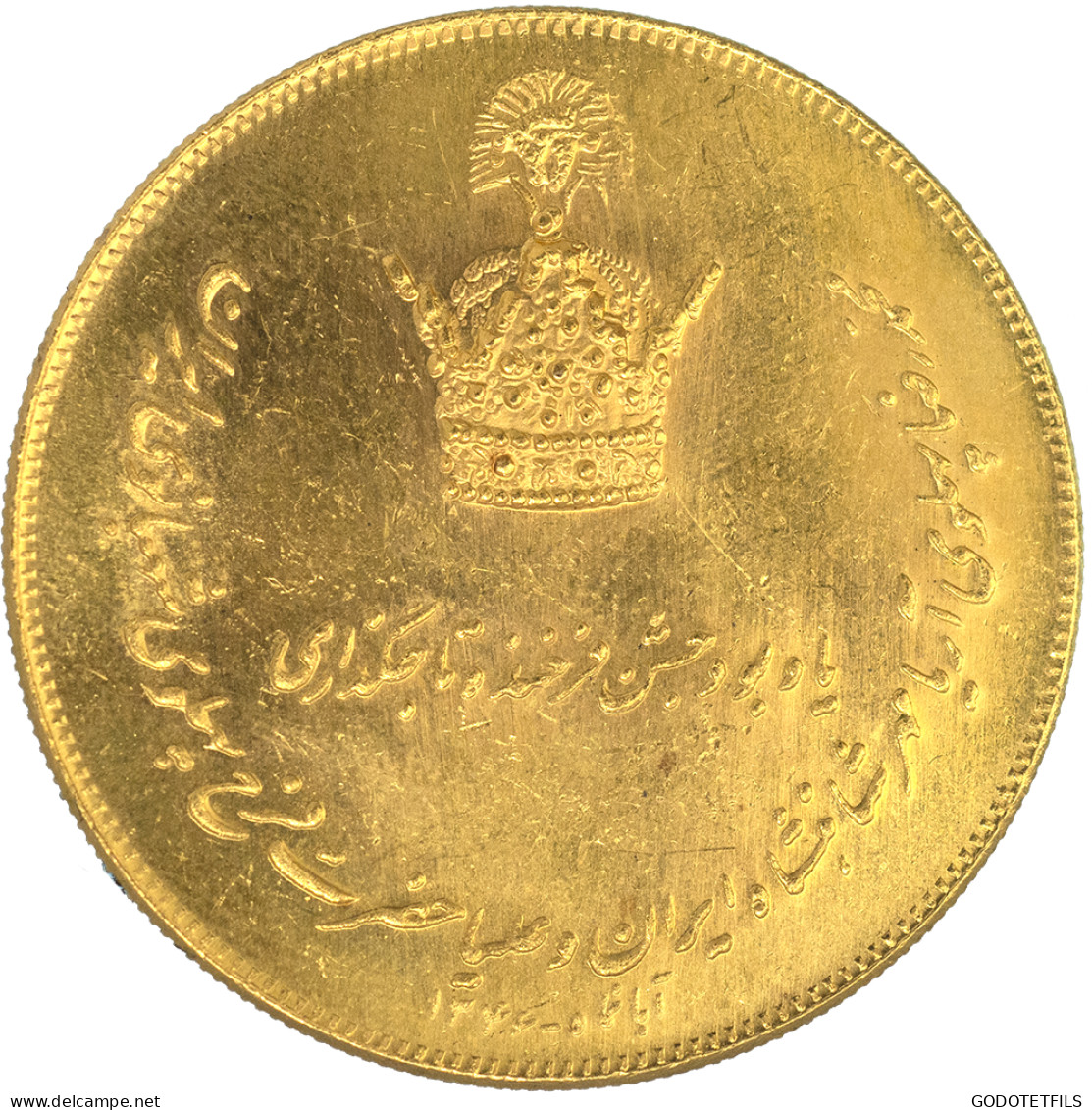 Iran-Médaille Commémorative Du Couronnement 1967 - Monarquía / Nobleza