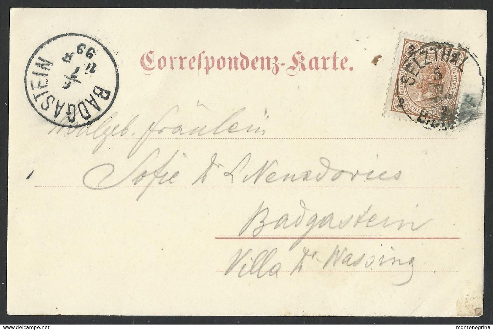 Gruss Aus SELZTHAL - Steiermark - 1899 Old Postcard (see Sales Conditions) 09572 - Selzthal