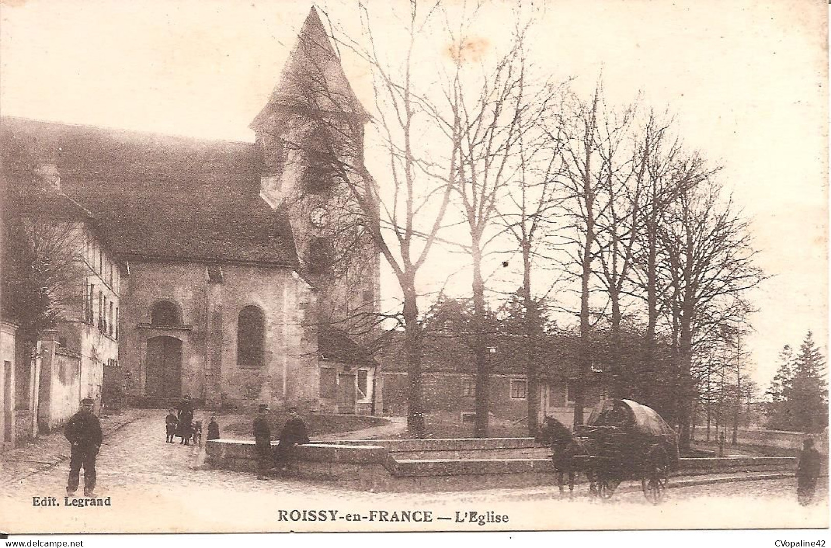 ROISSY-en-FRANCE (95) L'Eglise En 1917 - Roissy En France