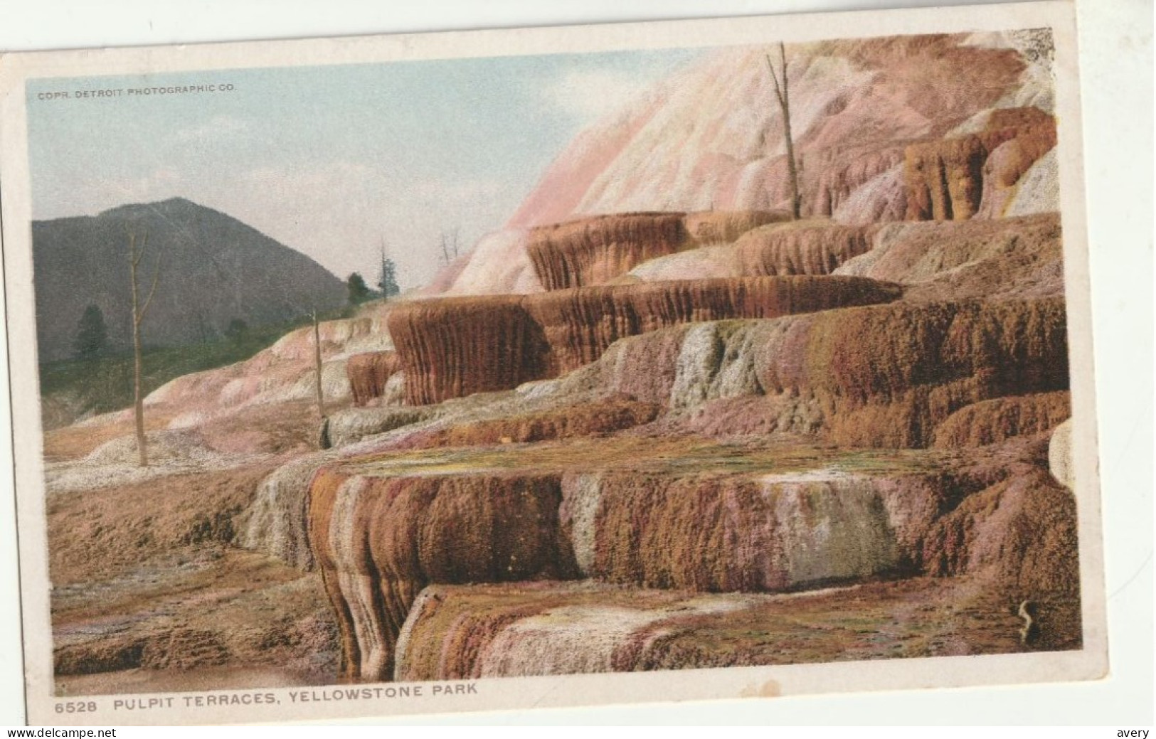 Pulpit Terraces, Yellowstone Park, Wyoming - Yellowstone