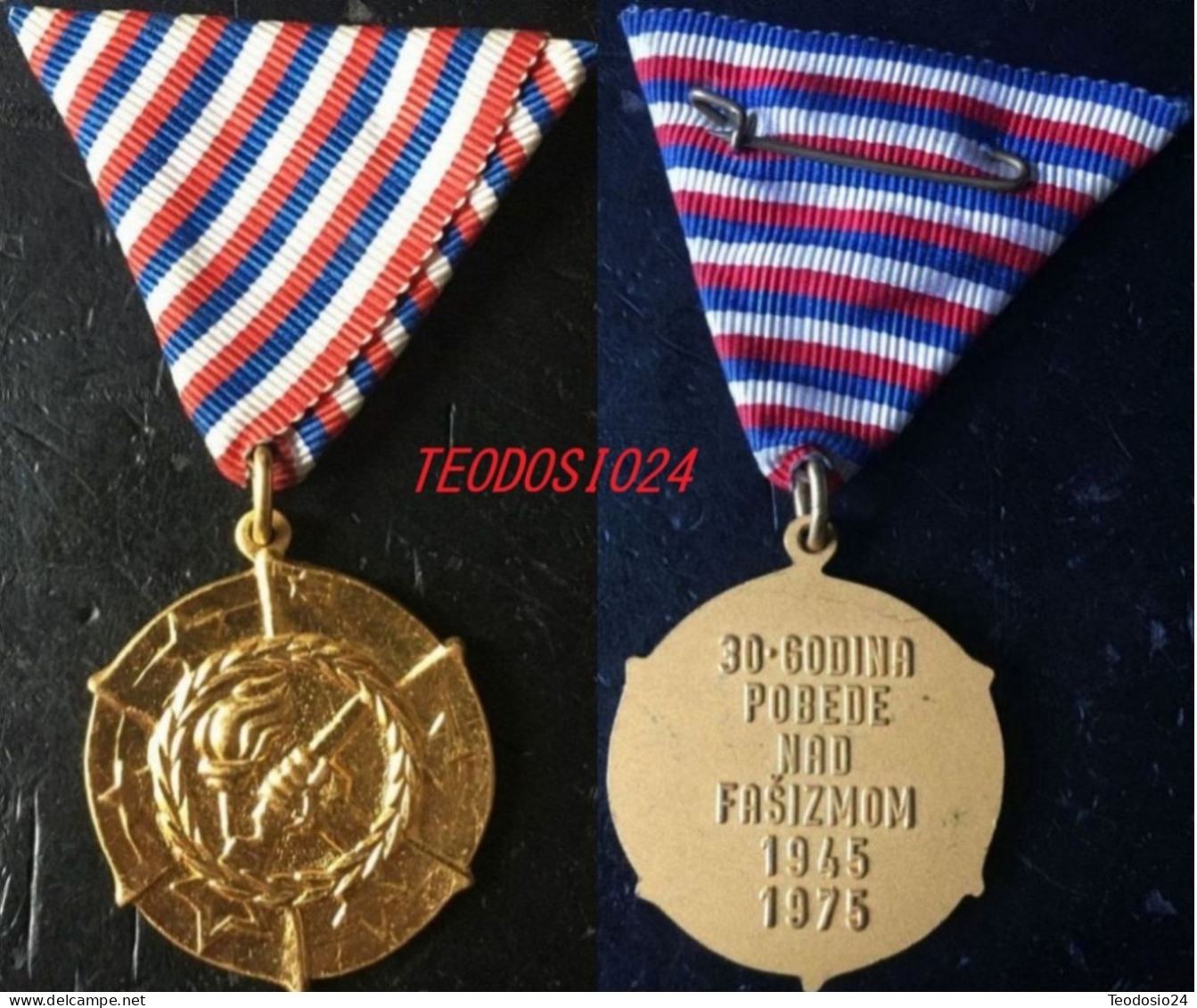 YUGOSLAVIA MEDAL FOR THE 30th ANNIVERSARY OF THE VICTORY OVER FASCISM - Sonstige & Ohne Zuordnung