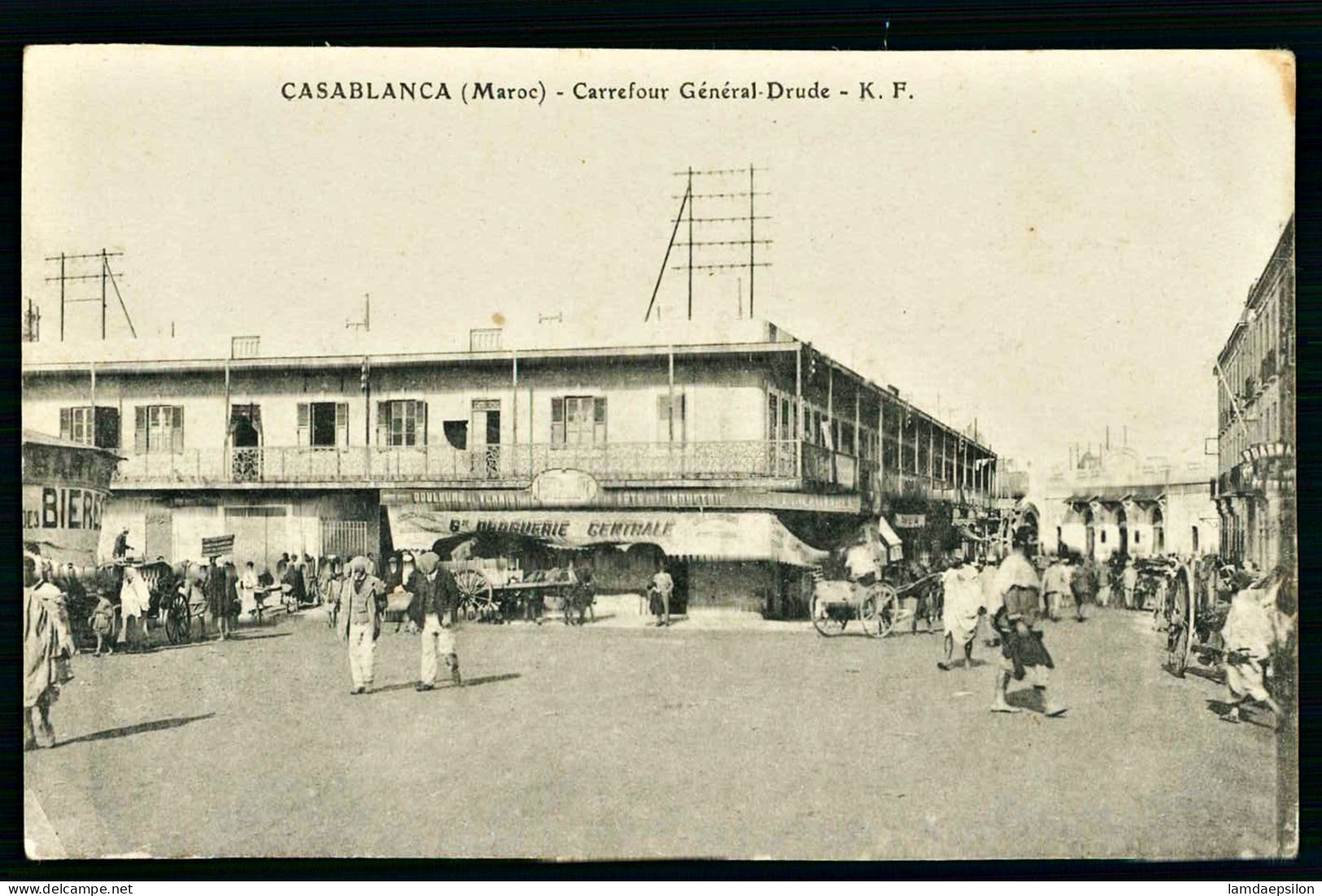 A66  MAROC CPA CASABLANCA - CARREFOUR GENERAL DRUDE - Sammlungen & Sammellose