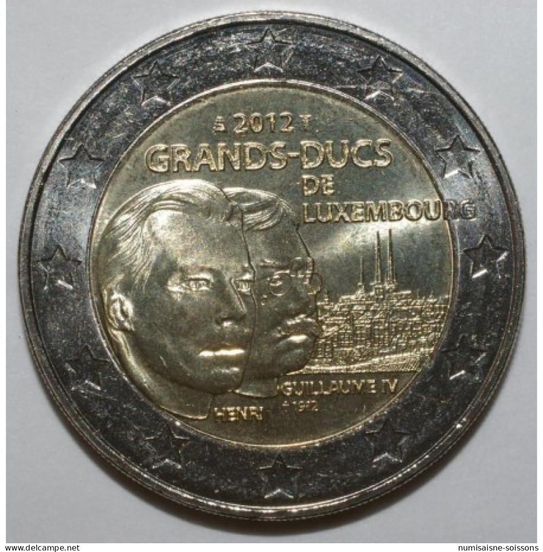 LUXEMBOURG - 2 EURO 2012 - GRANDS-DUCS GUILLAUME IV ET HENRI - SPL - Lussemburgo