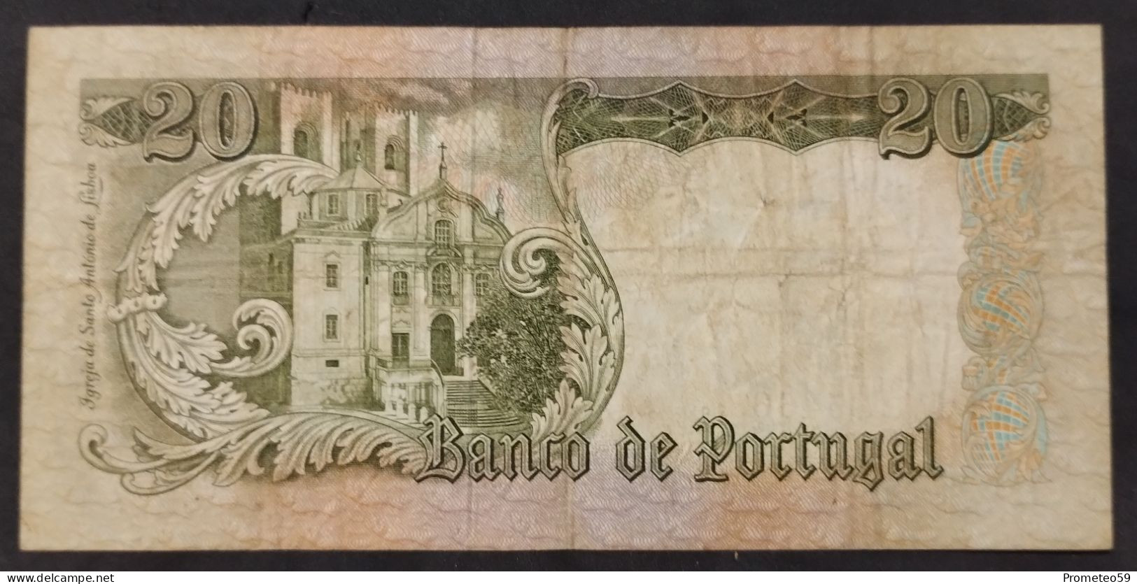 Portugal – Billete Banknote De 20 Escudos – 26.5.1964 - Portogallo