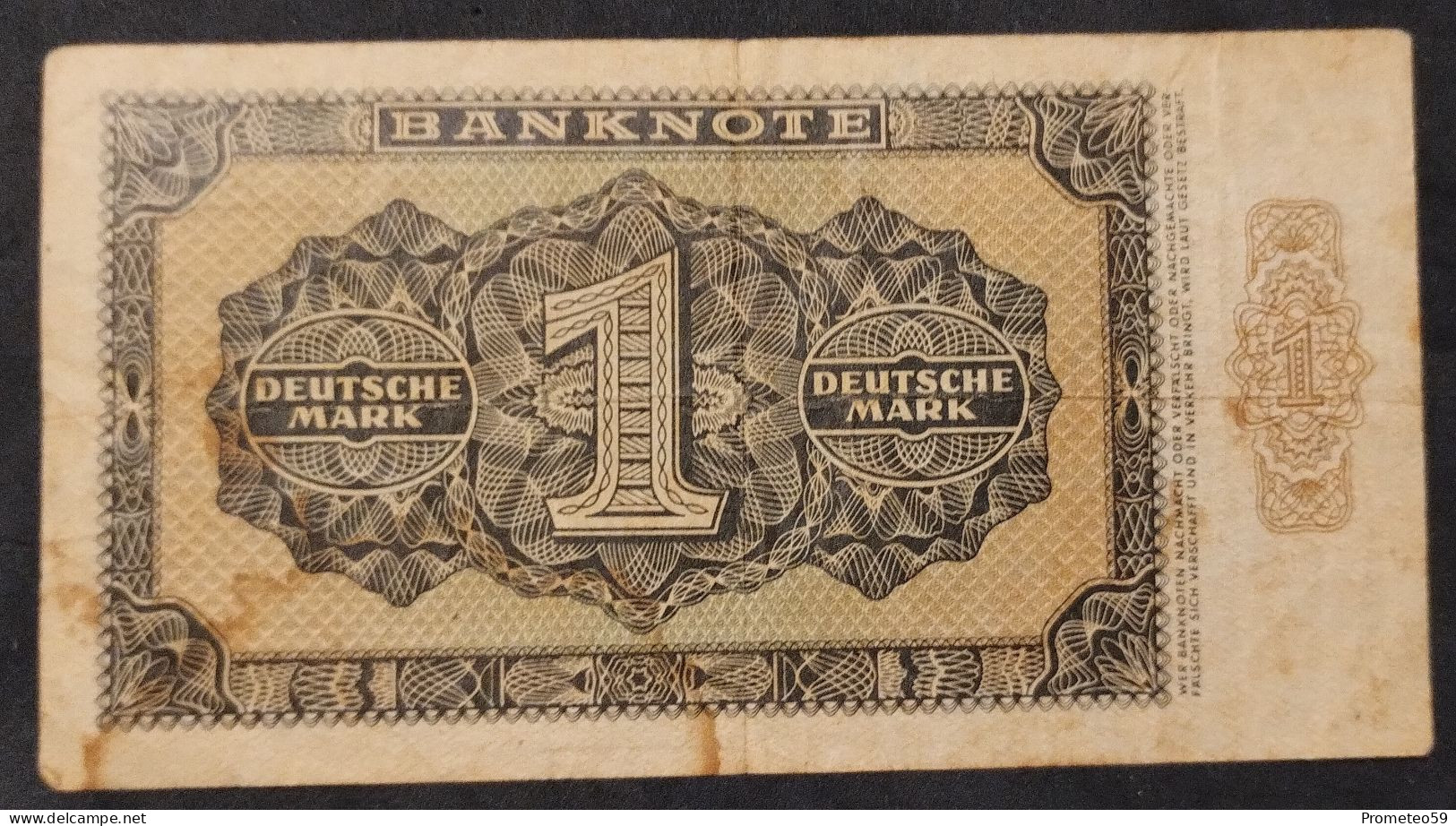 Alemania (Germany – República Democrática) – Billete Banknote De 1 Mark – 1948 - 1 Mark