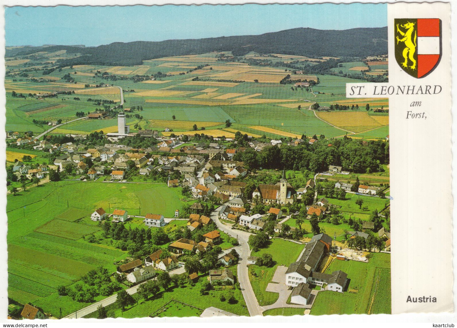 St. Leonhard Am Forst, 250 M - (N.Ö., Österreich/Austria) - Alpine Luftbild - Melk