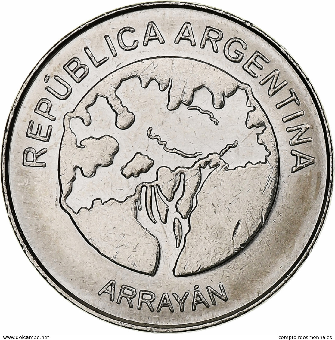 Argentine, 5 Pesos, 2017, Buenos Aires, Nickel Plaqué Acier, SPL - Argentine