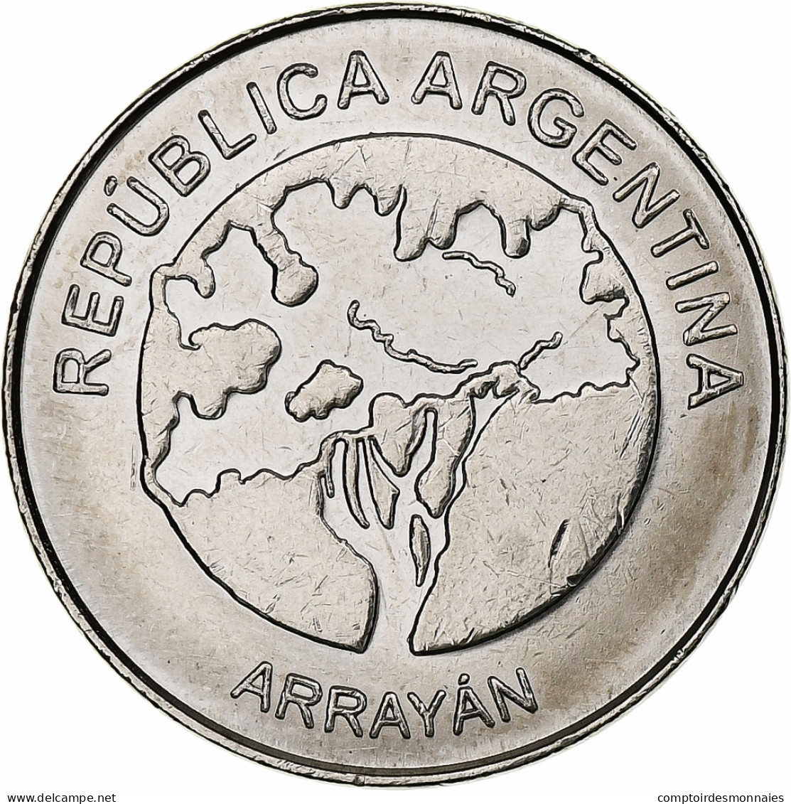 Argentine, 5 Pesos, 2017, Buenos Aires, Nickel Plaqué Acier, SPL - Argentinië