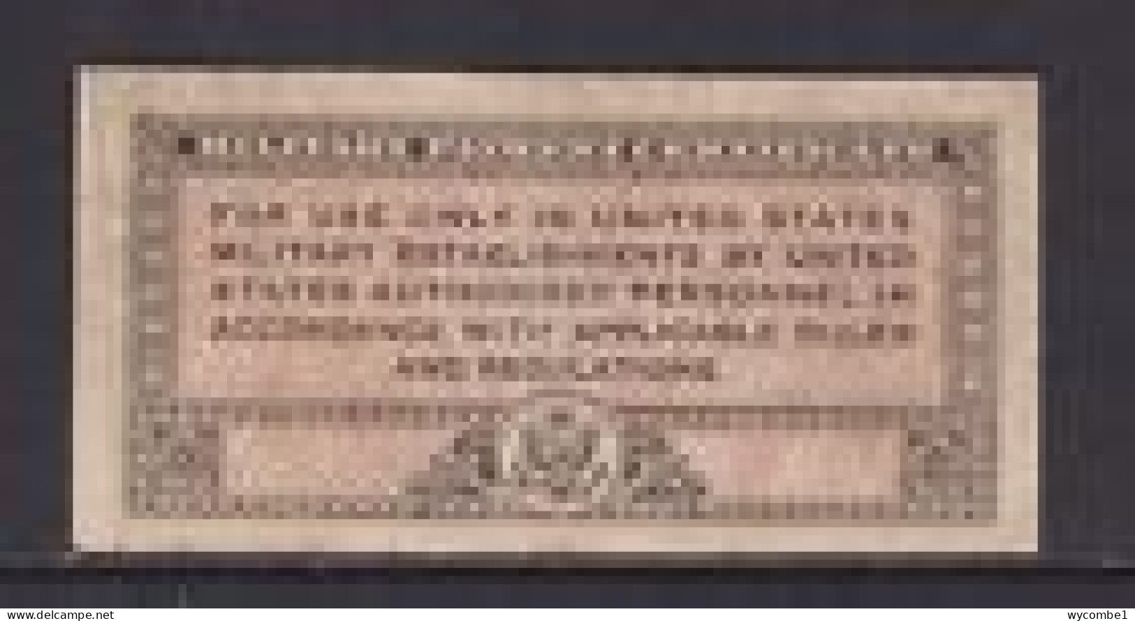 UNITED STATES - 1946 Military Payment Certificate 10 Cents Circulated Banknote - 1946 - Reeksen 461