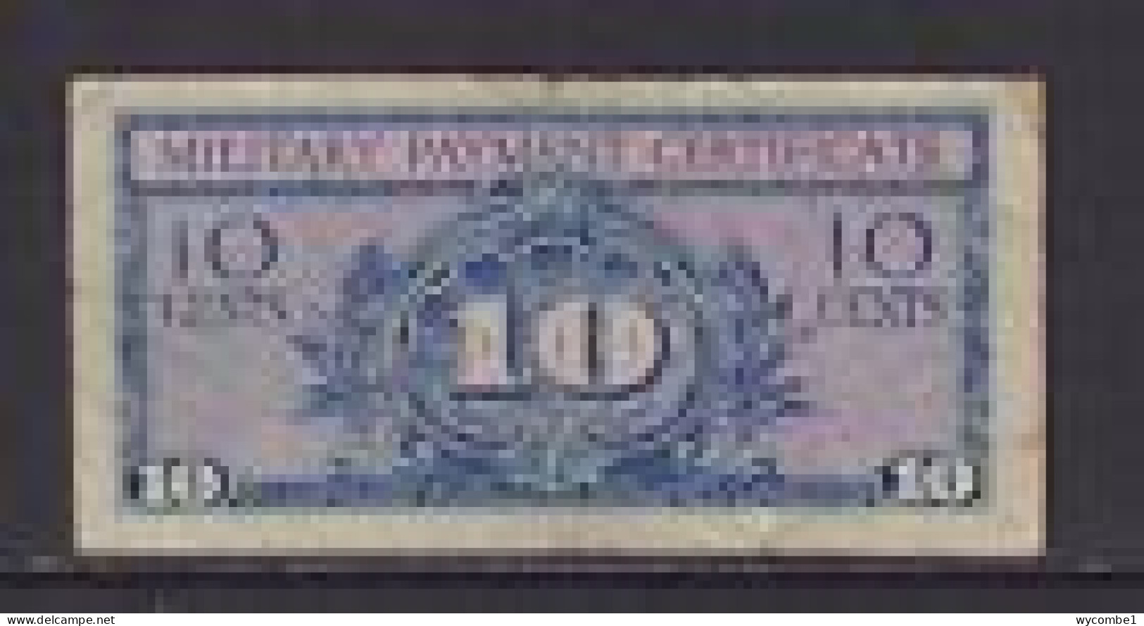 UNITED STATES - 1961-64 Military Payment Certificate 10 Cent Circulated Banknote - 1961-1964 - Series 591