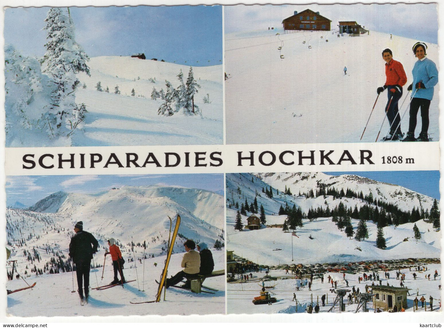 Göstling/Ybbs - Schiparadies Hochkar, 1808 M - (N.Ö., Österreich/Austria) - Schneeräumer, Ski - Scheibbs