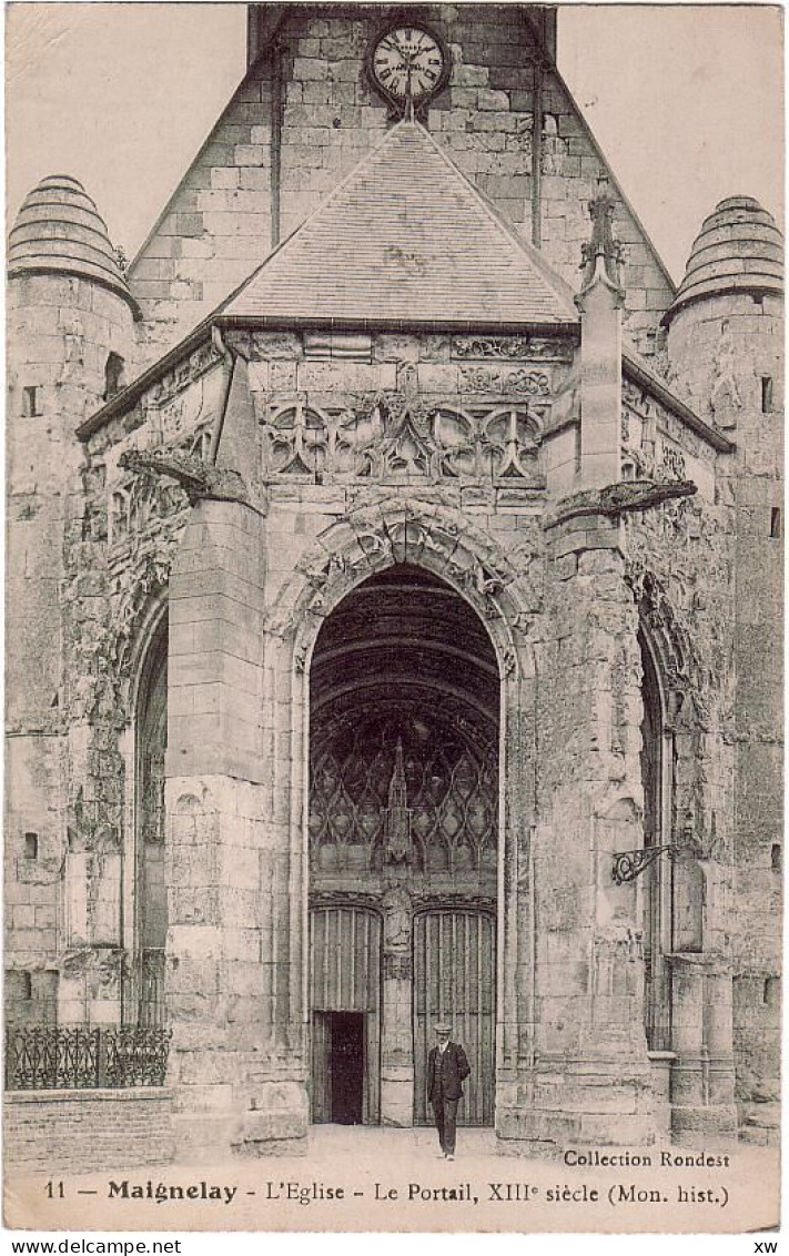 MAIGNELAY-MONTIGNY -60- L'Eglise - Le Portail,XIIIè Siècle(Monument Historique) - D 2022 - Maignelay Montigny