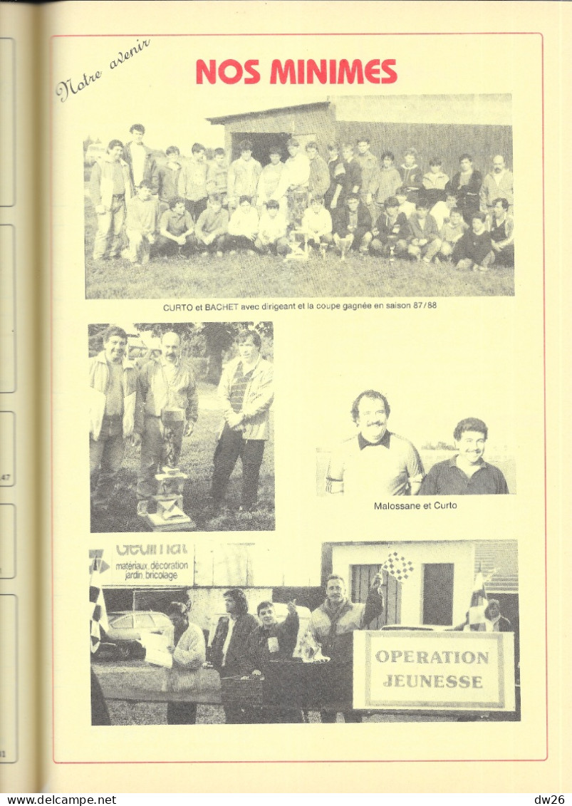 Sport, Rugby - Revue Du Club De L'USRP (Romans-Bourg De Péage) 1988 1989 - Equipes, Dirigeants, Calendrier Des Matchs - Deportes