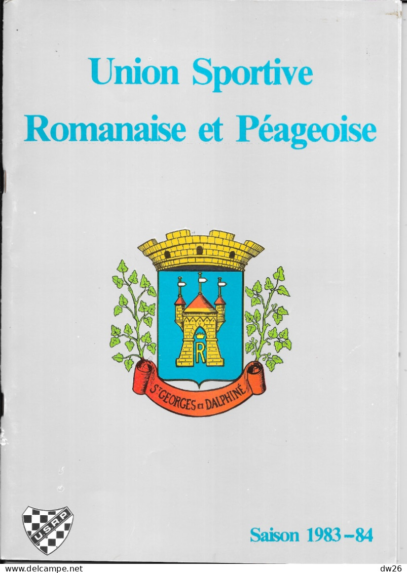 Sport, Rugby - Revue Du Club De L'USRP (Romans-Bourg De Péage) 1983 1984 - Equipes, Dirigeants, Calendrier Des Matchs - Deportes