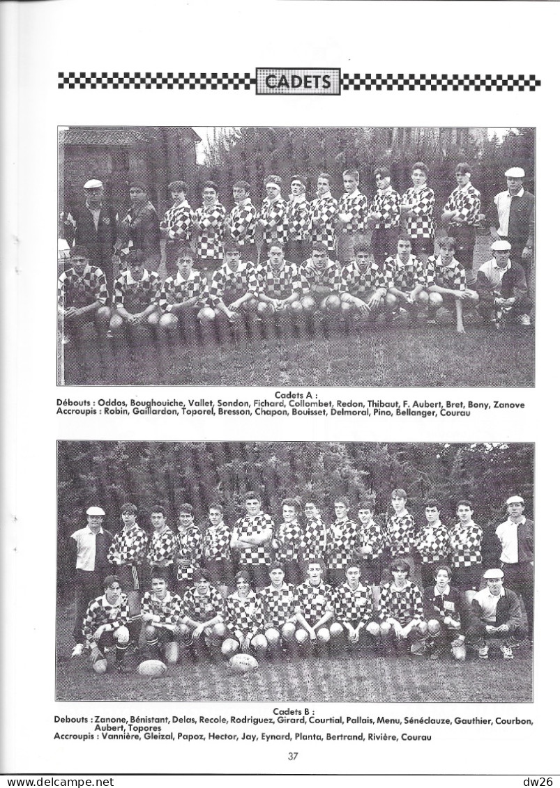 Sport, Rugby - Revue Du Club De L'USRP (Romans-Bourg De Péage) 1993 1994 - Equipes, Dirigeants, Calendrier Des Matchs - Sport