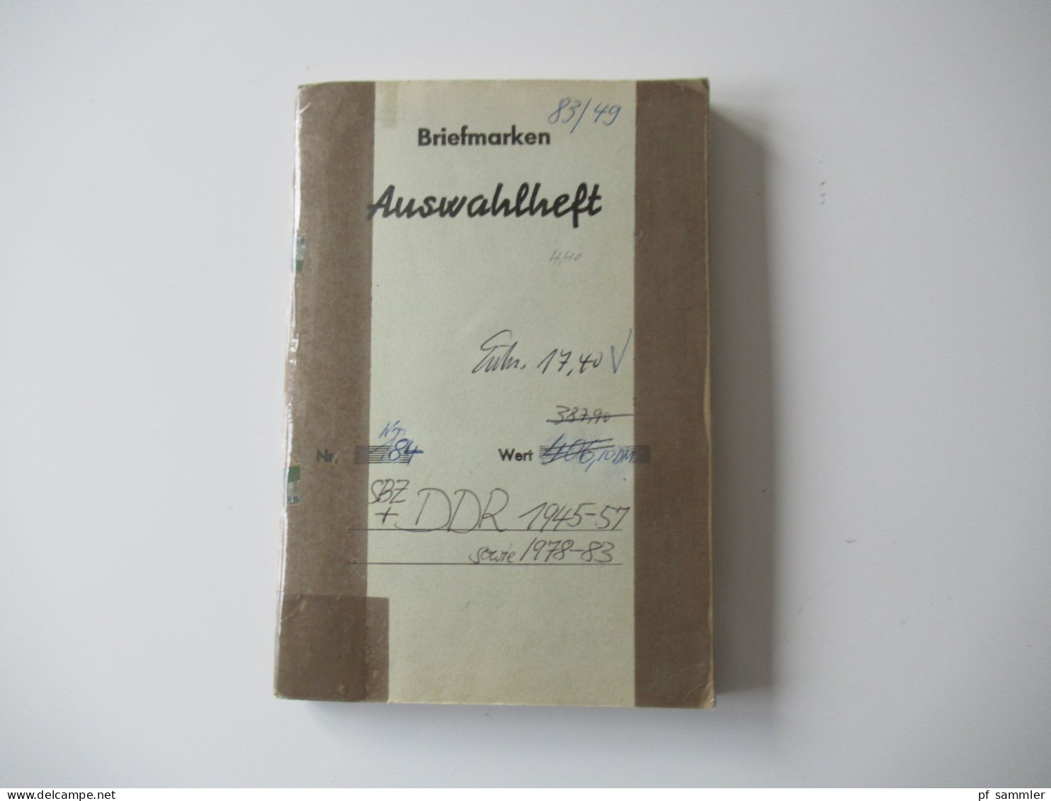 Sammlung / Interessantes Auswahlheft SBZ Und DDR Ab 1945 Viele Gestempelte Marken /eventl. Fundgrube /wenige Ungebraucht - Collezioni (in Album)