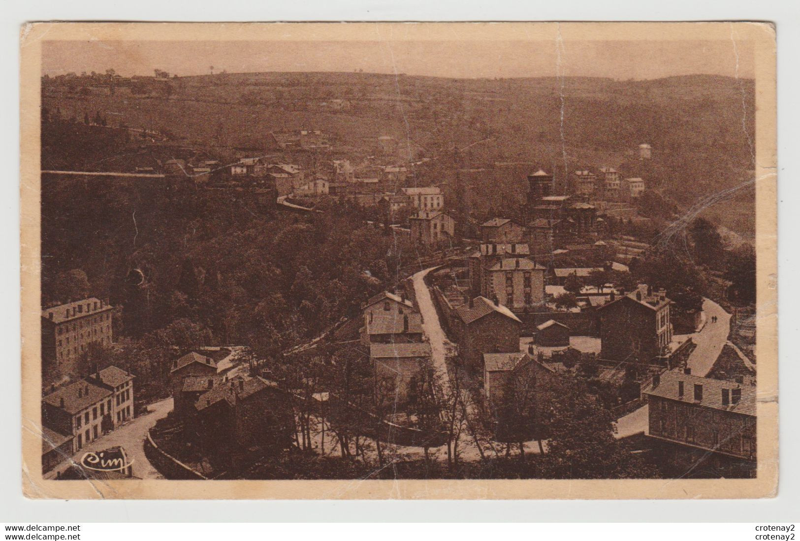 43 PONT SALOMON Vers Monistrol Sur Loire N°2 Vue Générale De 1938 - Monistrol Sur Loire