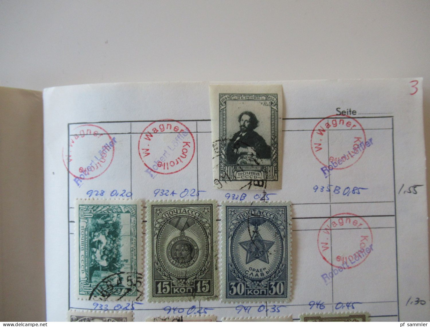 Sammlung / interessante Auswahlhefte Russland UdSSR ab ca. 1900 - 1972 viele gestempelte Marken / Fundgrube!?!