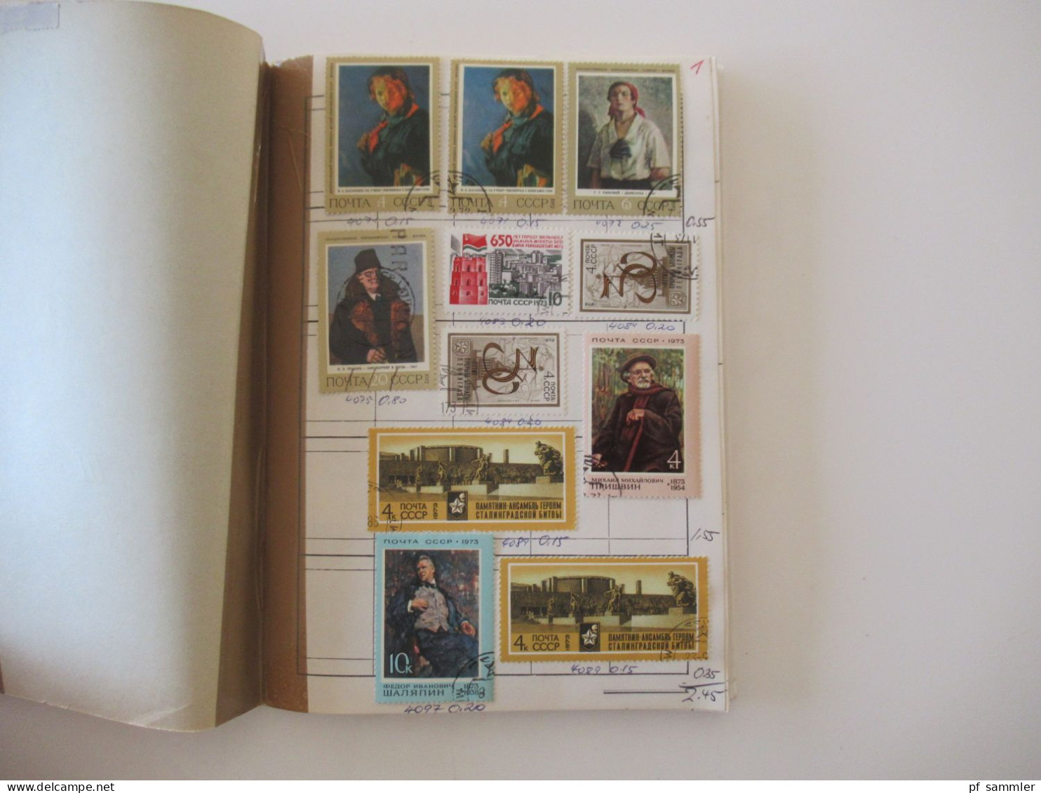 Sammlung / Interessante Auswahlhefte Russland UdSSR Ab 1972 - 1990 Viele Gestempelte Marken / Fundgrube!?! - Collections (en Albums)