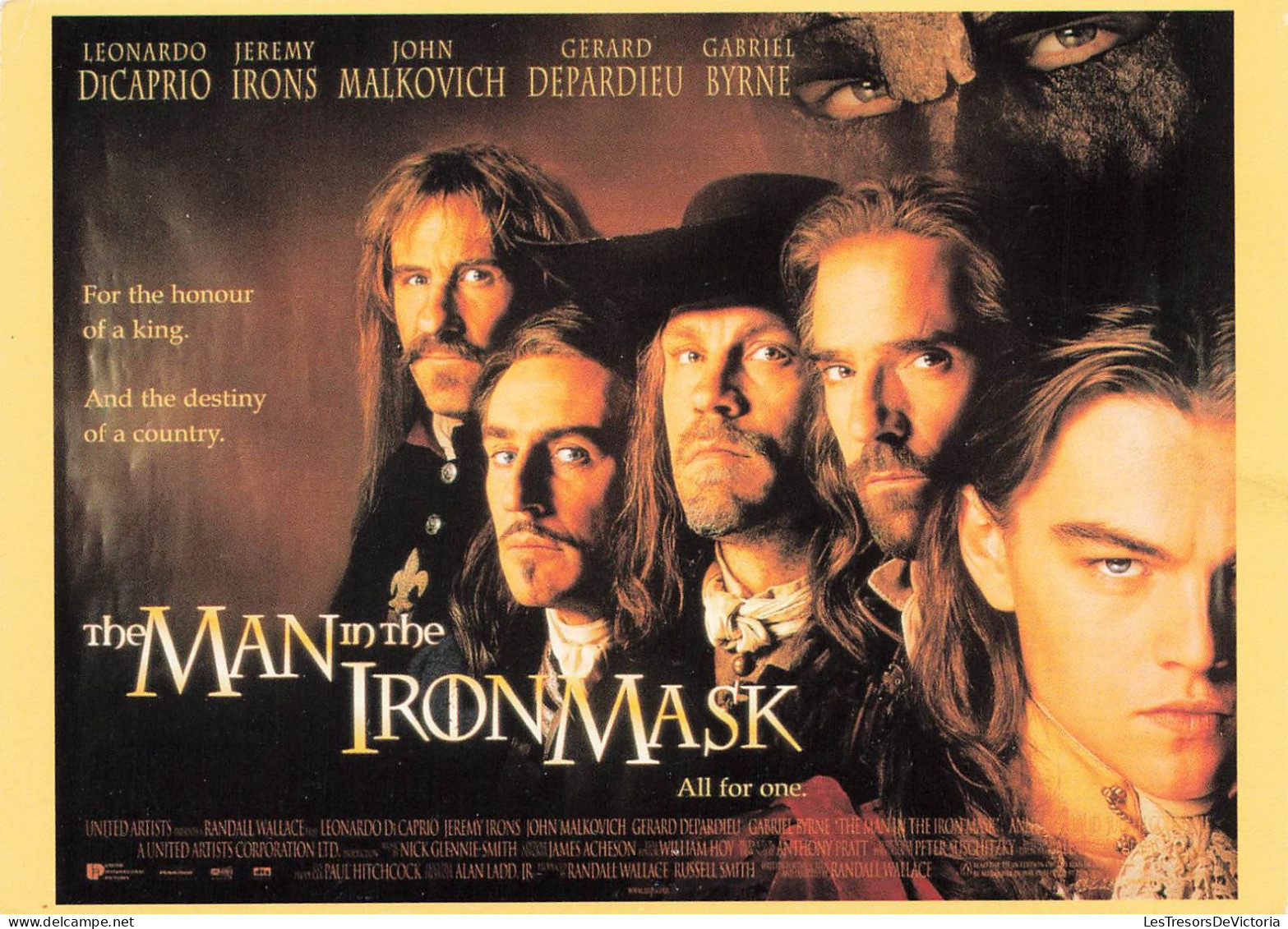 SPECTACLE - Cinema - The Man In The Iron Mask - Leonardo Dicaprio -  Affiche - Carte Postale - Posters On Cards