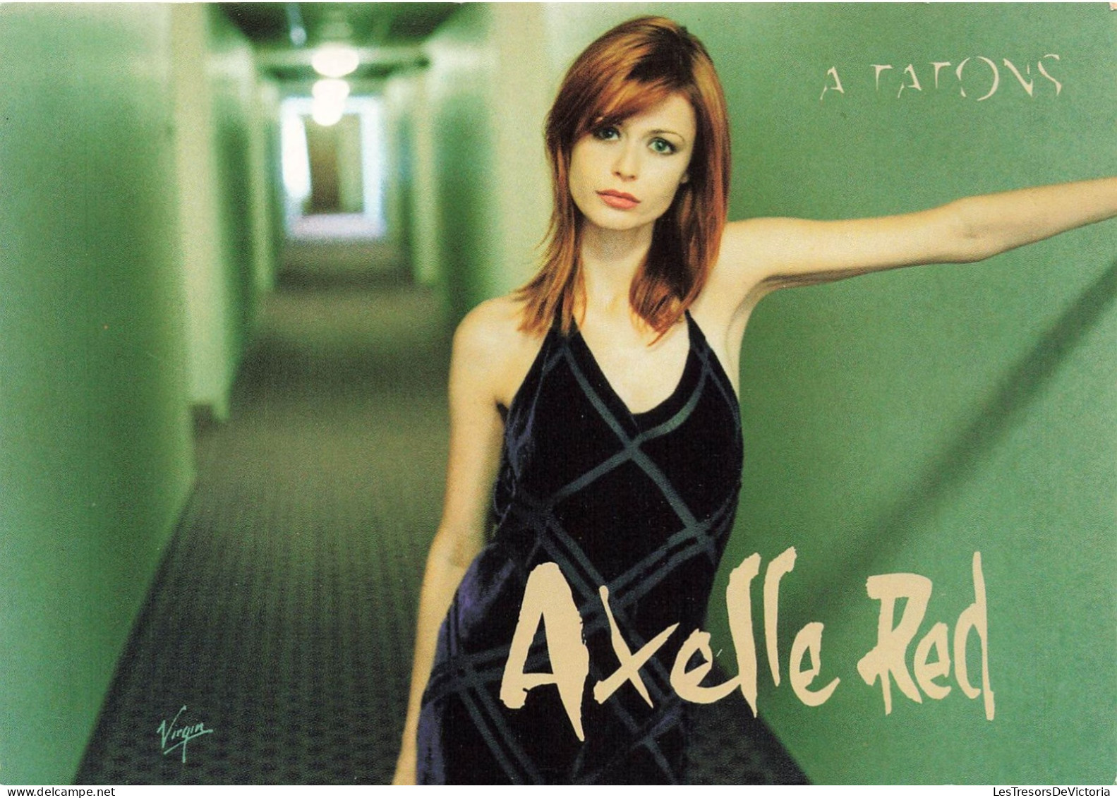 CELEBRITE - Chanteuse - Axelle Red -  Affiche - Carte Postale - Chanteurs & Musiciens