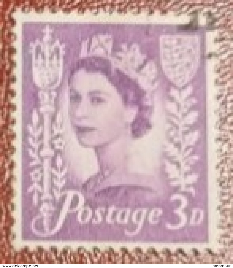 GRAN BRETAGNA 1958  QUEEN ELISABETH YT 325 JERSEY - Usati