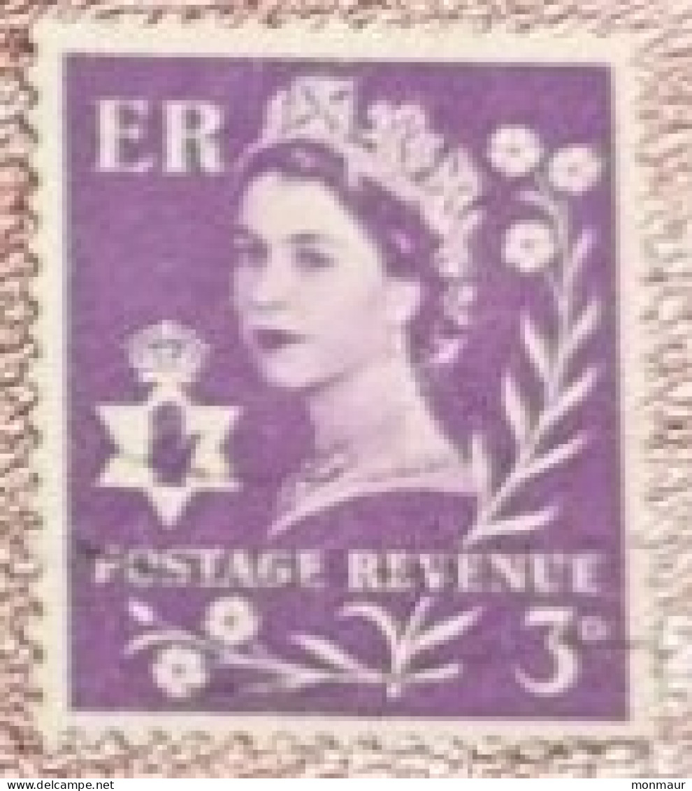 GRAN BRETAGNA 1958  QUEEN ELISABETH YT 321 NORTHERN IRELAND - Usati