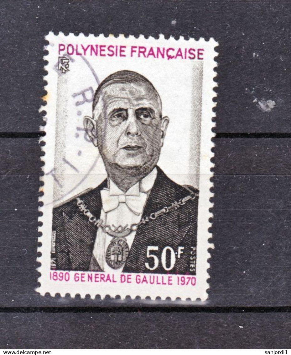 Polynésie Française  90 De Gaulle Oblitérés Used  Divers TB   Cote 17 - Used Stamps