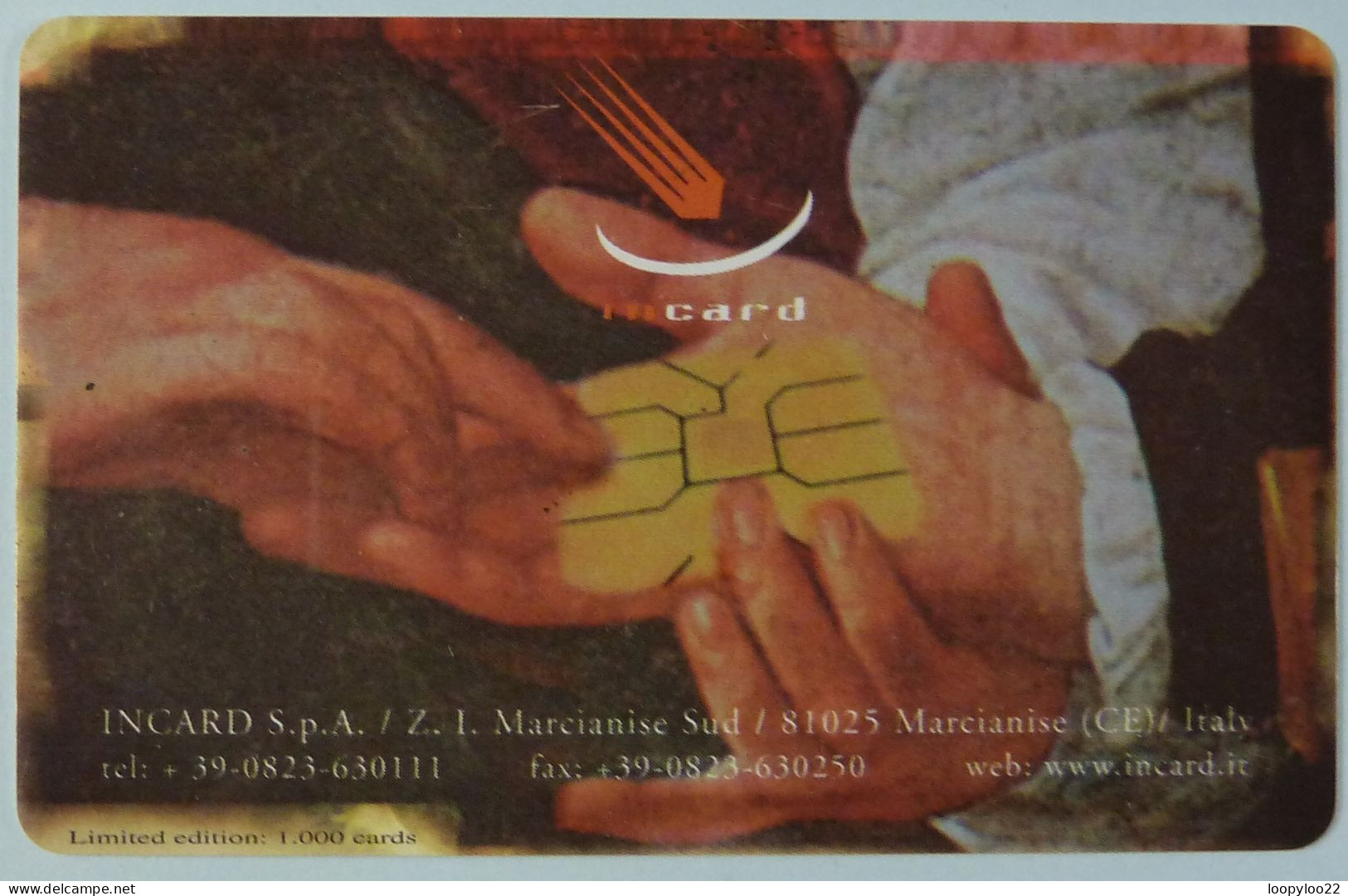 ITALY - Incard - Put The Future In Your Hand - 1000ex - Used - Andere & Zonder Classificatie